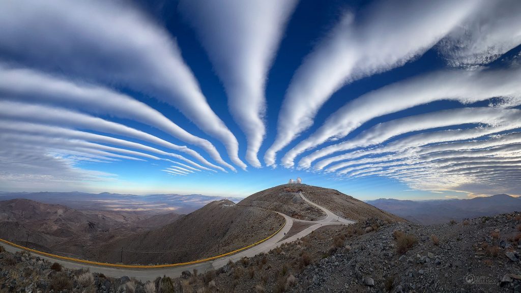 Nubes Undulatus sobre el Observatorio Las Campanas