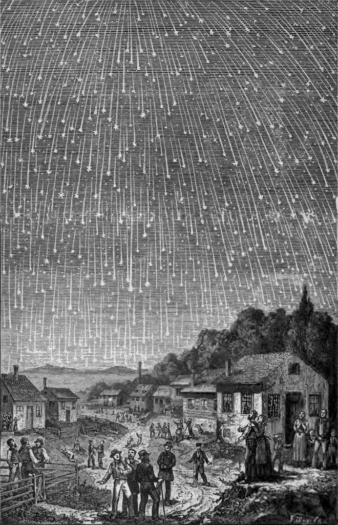 La Gran Tormenta de Meteoros de 1833: Un Espectáculo Celestial Sin Igual