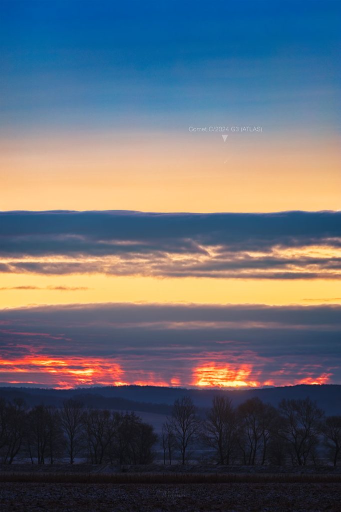 Cometa ATLAS: Un Brillo Fugaz Antes del Amanecer